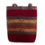 Leather-accented wool shoulder bag, 'Andean Inspiration' - Handloomed Wool Shoulder Bag with Leather (image 2b) thumbail
