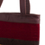 Leather-accented wool shoulder bag, 'Andean Inspiration' - Handloomed Wool Shoulder Bag with Leather (image 2c) thumbail