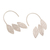 Sterling silver drop earrings, 'Falling' - Textured Sterling Drop Earrings