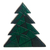 Wood sculpture, 'Shades of Green' - Handcrafted Wood Christmas Tree Sculpture (image 2a) thumbail