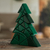 Wood sculpture, 'Shades of Green' - Handcrafted Wood Christmas Tree Sculpture (image 2b) thumbail