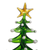 Blown glass statuette, 'Star on Top' - Handcrafted Glass Christmas Tree Statuette