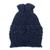 mütze aus 100 % Alpaka, „Cusco Blues“ – Blaue, handgehäkelte Mütze aus 100 % Alpaka
