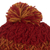 100% alpaca hat, 'Winter Fire' - Crocheted 100% Alpaca Wool Hat (image 2d) thumbail