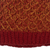 100% alpaca hat, 'Winter Fire' - Crocheted 100% Alpaca Wool Hat (image 2e) thumbail