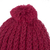 100% alpaca hat, 'Cerise Charm' - Artisan Crafted 100% Alpaca Hat