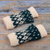 100% alpaca fingerless mitts, 'Northern Lights' - Hand Crocheted 100% Alpaca Fingerless Mitts (image 2b) thumbail