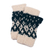 100% alpaca fingerless mitts, 'Northern Lights' - Hand Crocheted 100% Alpaca Fingerless Mitts (image 2c) thumbail