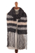 100% alpaca scarf, 'Streets of Cusco' - Hand Crocheted 100% Alpaca Scarf
