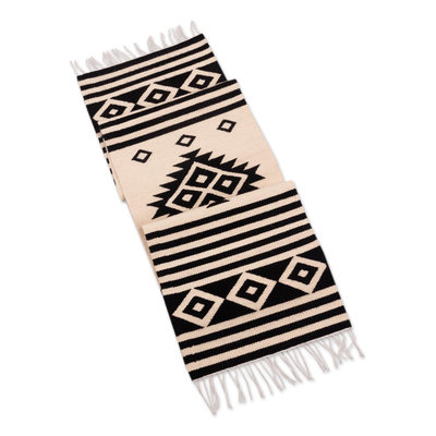 Wool Table Runner With Northern Native American Design Peru