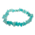Amazonite beaded stretch bracelet, 'Aqua Harmony' - Hand Crafted Amazonite Chip Stone Bracelet (image 2c) thumbail