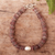 Rhodochrosite beaded bracelet, 'Color of Romance' - Natural Rhodochrosite Bracelet (image 2) thumbail