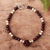 Garnet beaded bracelet, 'Sweet Pomegranate' - Sterling Silver and Garnet Bracelet (image 2) thumbail