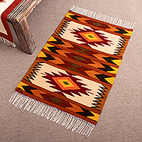 Wool area rug, Pre-Inca (2x3)