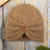 100% alpaca knit hat, 'Alpaca Inspiration' - Undyed Hand Knit 100% Alpaca Hat with Button thumbail