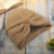 100% alpaca knit hat, 'Alpaca Inspiration' - Undyed Hand Knit 100% Alpaca Hat with Button (image 2b) thumbail