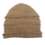 100% alpaca knit hat, 'Alpaca Inspiration' - Undyed Hand Knit 100% Alpaca Hat with Button
