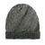 100% alpaca knit hat, 'Alpaca Natural' - 100% Natural Alpaca Undyed Knit Wool Hat Peru (image 2a) thumbail