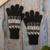 100% alpaca gloves, 'Inca Remembrance' - 100% Alpaca Hand Knit Gloves with Inca Inspired Pattern thumbail