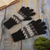 100% alpaca gloves, 'Inca Remembrance' - 100% Alpaca Hand Knit Gloves with Inca Inspired Pattern (image 2b) thumbail