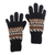 100% alpaca gloves, 'Inca Mountains' - 100% Alpaca Hand Knit Gloves With Inca Inspired Pattern (image 2a) thumbail