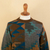 Men's alpaca pullover sweater, 'Quinoa Leaf' - Multicolored Geometric Patterned Men's Pullover Sweater (image 2f) thumbail