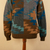 Men's alpaca pullover sweater, 'Quinoa Leaf' - Multicolored Geometric Patterned Men's Pullover Sweater (image 2g) thumbail