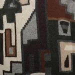 Men's alpaca cardigan, 'Inca Construction' - Men's 100% Alpaca Geometric Patterned Cardigan from Peru