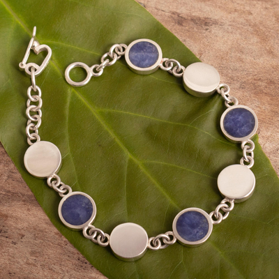Sodalite link bracelet, Deep Blue Soul