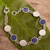 Sodalite link bracelet, 'Deep Blue Soul' - Blue Sodalite and Sterling Silver Bracelet From Peru thumbail