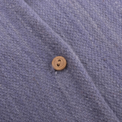 Kissenbezug aus Wolle - Mehrfarbiger handgewebter Kissenbezug aus Wolle