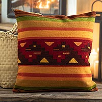 Wool cushion cover, Andean Landscape