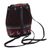 Leather backpack, 'Cusco Trek' - Suede and Leather Backpack with Flap and Drawstring (image 2d) thumbail