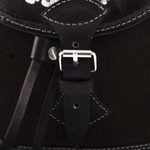 Leather backpack, 'Cusco Trek' - Suede and Leather Backpack with Flap and Drawstring