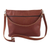 Leather accent wool shoulder bag, 'Cusco Road' - Leather Accent Handloomed Wool Shoulder Bag From Peru (image 2c) thumbail