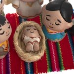 Ceramic nativity set, 'Wise Andeans' (10 pieces) - Ceramic Nativity Scene Figures With Andean Theme (10 Pieces)