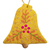 Ceramic ornaments, 'Cheerful Bells' (set of 6) - Artisan Hand Painted Ornaments (Set of 6) (image 2c) thumbail