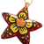 Ceramic ornaments, 'Ayacucho Flowered Stars' (Set of 6) - Ceramic Star Ornaments With Hand-Painted Flowers (Set of 6) (image 2c) thumbail