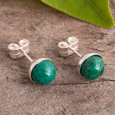 Aztec Light Green Stone Earrings – Opulenza Designs Jewelry