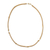 Gold plated chain necklace, 'Bound Chains' - 21K Gold Plated Silver Necklace of Three Linked Chains (image 2a) thumbail