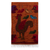 Wool tapestry, 'Rooster and Farmer' - Wool Wall Tapestry of Rooster on a Farm from Peru (image 2a) thumbail
