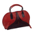 Leather handbag, 'Voyage Together' - Cinnamon and Russet Colored Leather Travel Bag from Peru (image 2c) thumbail