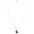 Jasper pendant necklace, 'Andean Robin' - 925 Sterling Silver and Jasper Necklace with Bird Pendant thumbail