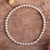 Sterling silver beaded stretch bracelet, 'Energy Orbs' - 925 Silver Beaded Bracelet with Minimalist Design (image 2) thumbail