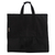 Canvas garment bag, 'Safe Travels' - Black Polyester Travel Bag with Multiple Compartments (image 2c) thumbail