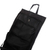 Canvas garment bag, 'Safe Travels' - Black Polyester Travel Bag with Multiple Compartments (image 2g) thumbail