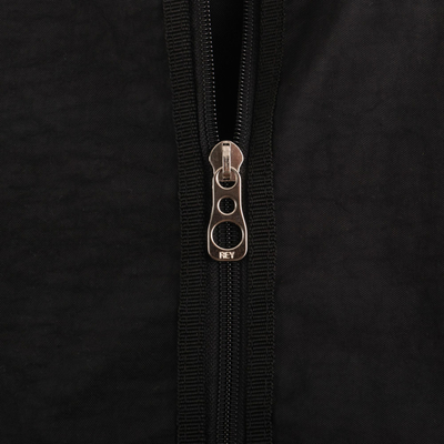 Kleidersack aus Segeltuch - Schwarze Reisetasche aus Polyester mit mehreren Fächern