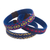 Natural fiber cuff bracelets, 'Blue Colombian Geometry' (set of 3) - Three Blue Cuff Bracelets Woven with Colombian Cane Fiber