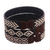 Natural fiber cuff bracelets, 'Brown Colombian Geometry' (set of 3) - Brown Woven Colombian Cane Fiber Cuff Bracelets (Set of 3) (image 2d) thumbail