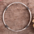 Sterling silver bangle bracelet, 'Vintage Snap' - 925 Sterling Silver Hinged Bracelet with Antiqued Accents thumbail